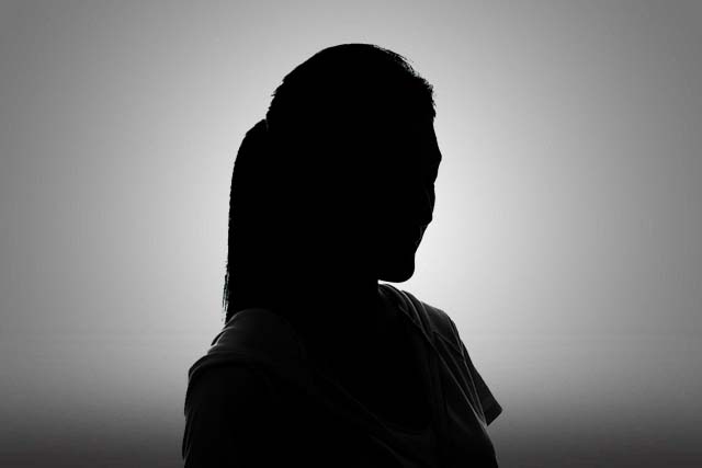 anonymous female silhouette